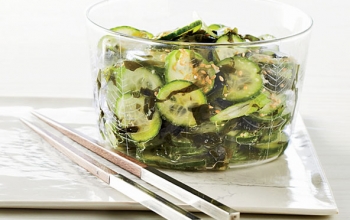 Wakame (Alaria) and Cucumber Salad Recipe